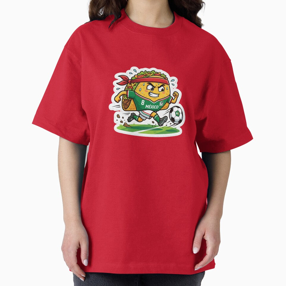 Funny Mexico Football Taco Sticker - World Cup 2026 Fan Art by abdollahmh2021