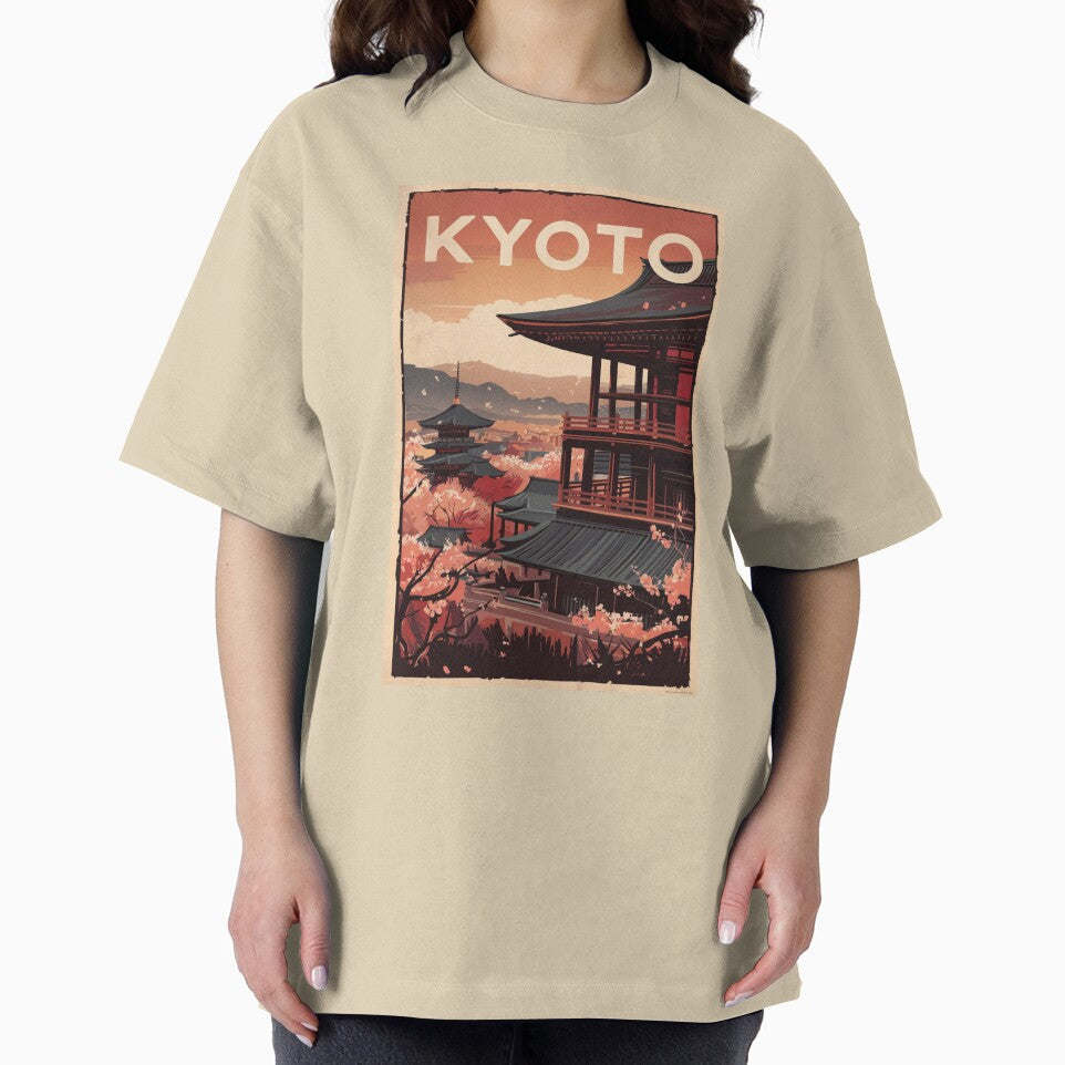 Kyoto Vintage Travel Poster by TravelerRat