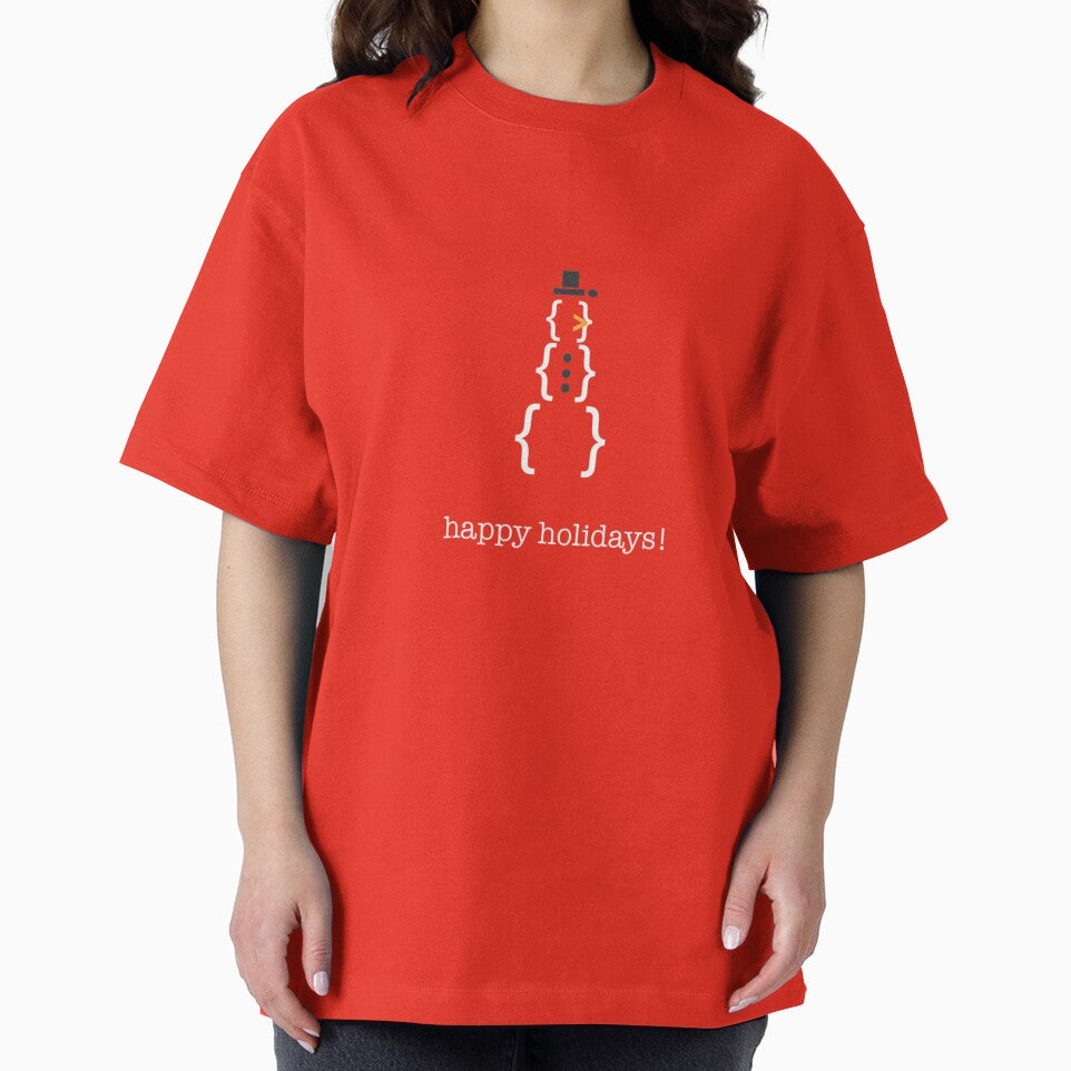 Coder Snowman Happy Holidays Geek by Oniyasha