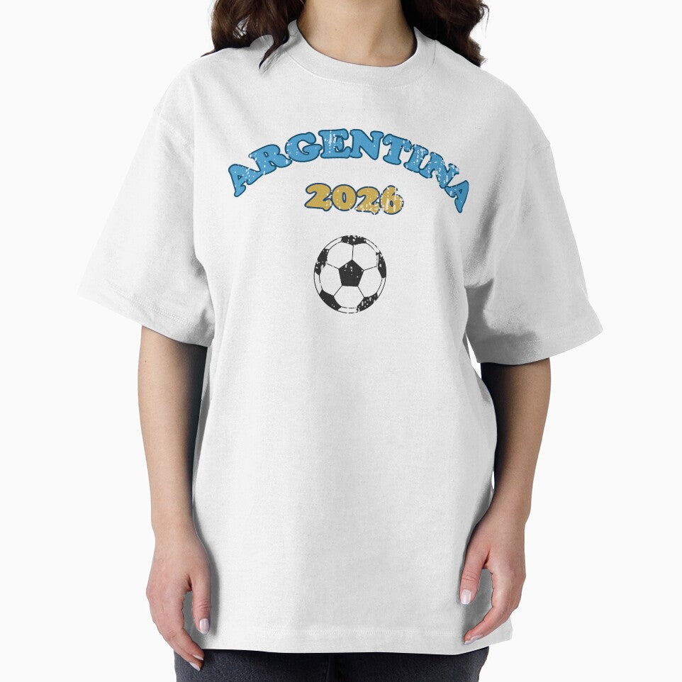Vintage Argentina 2026 Soccer Fan Tee by Hook & Header Co.