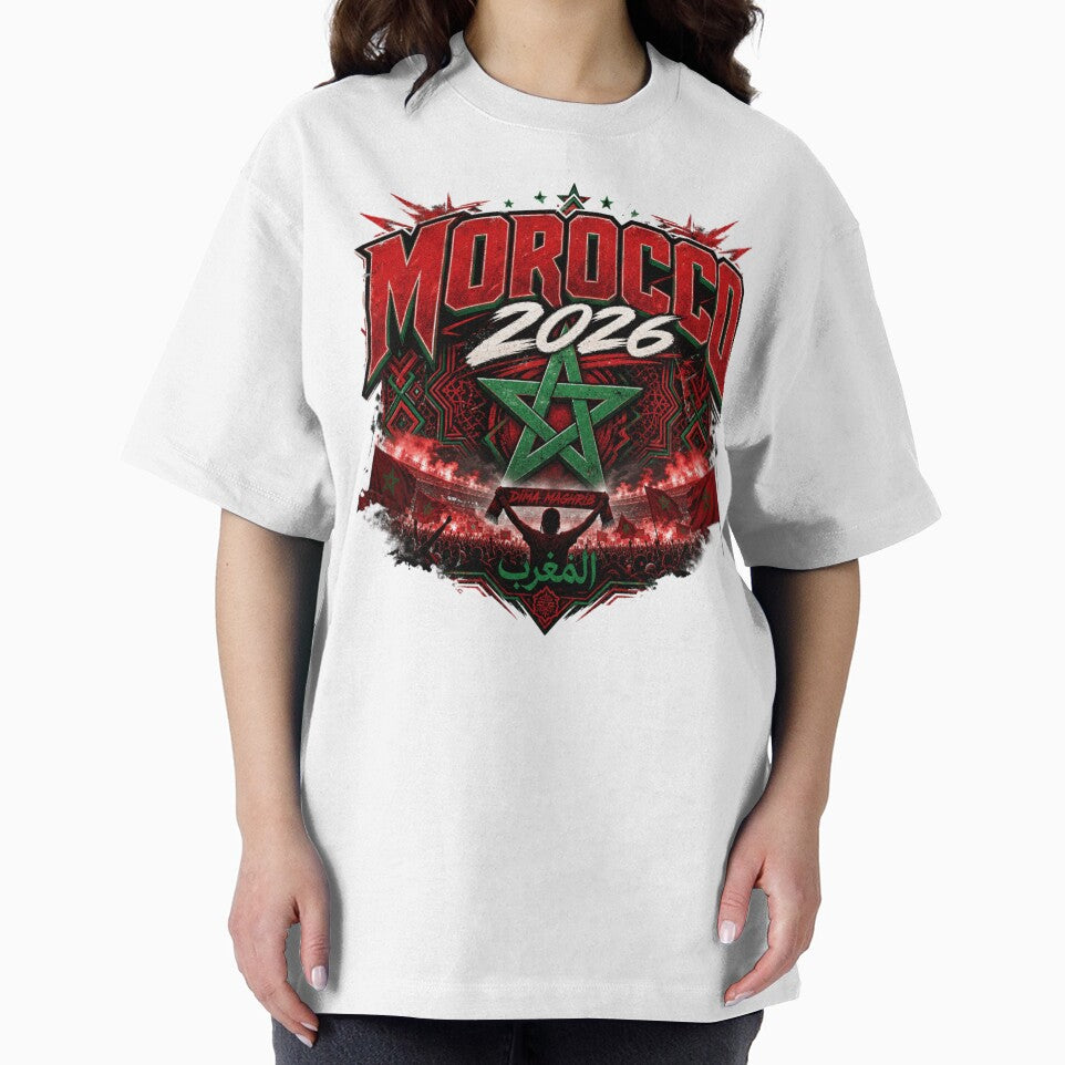 Morocco 2026 Football World Cup Glory | Atlas Lions Fan Supporter Shirt by rushaib