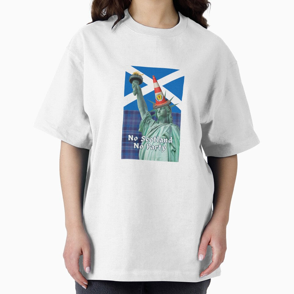Titan Takeover Soccer No Scotland No Party Statue of Liberty Traffic Cone by No Scotland No Party - Titan Takeover