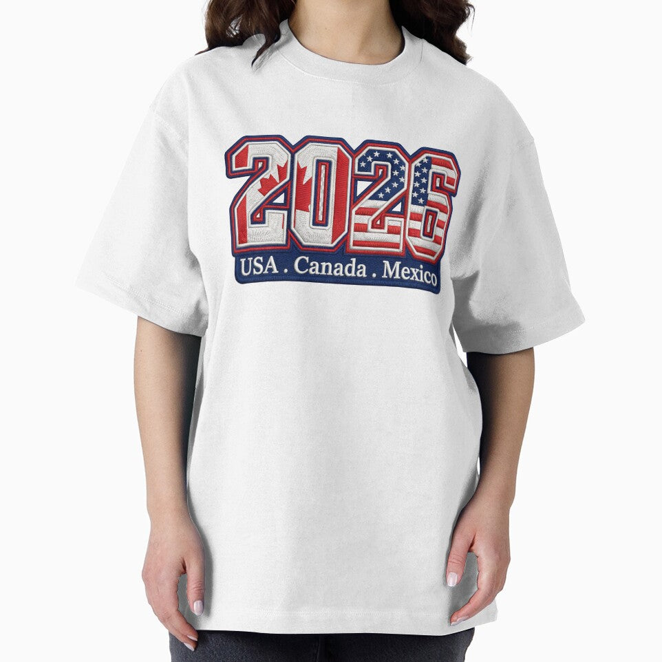 World Cup 2026 USA Canada Mexico Football Soccer T-Shirt by Tshirt-Deer