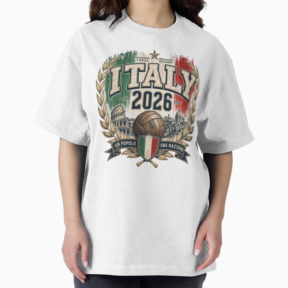 Italy 2026 Football World Cup Glory | Azzurri Fan Supporter Shirt by rushaib