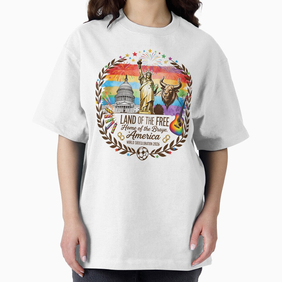 America 2026 Celebration - Patriotic Soccer and Heritage Emblem by SupernovaNote