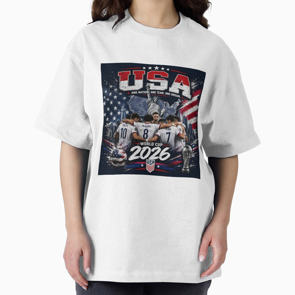 USA World Cup 2026 Inspired Football Fan Design | American Soccer Supporter Gift by MaaroufDesign