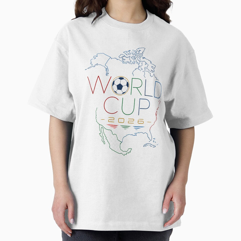 World Football 2026 North America Minimalist Soccer Design by GraphiteLab