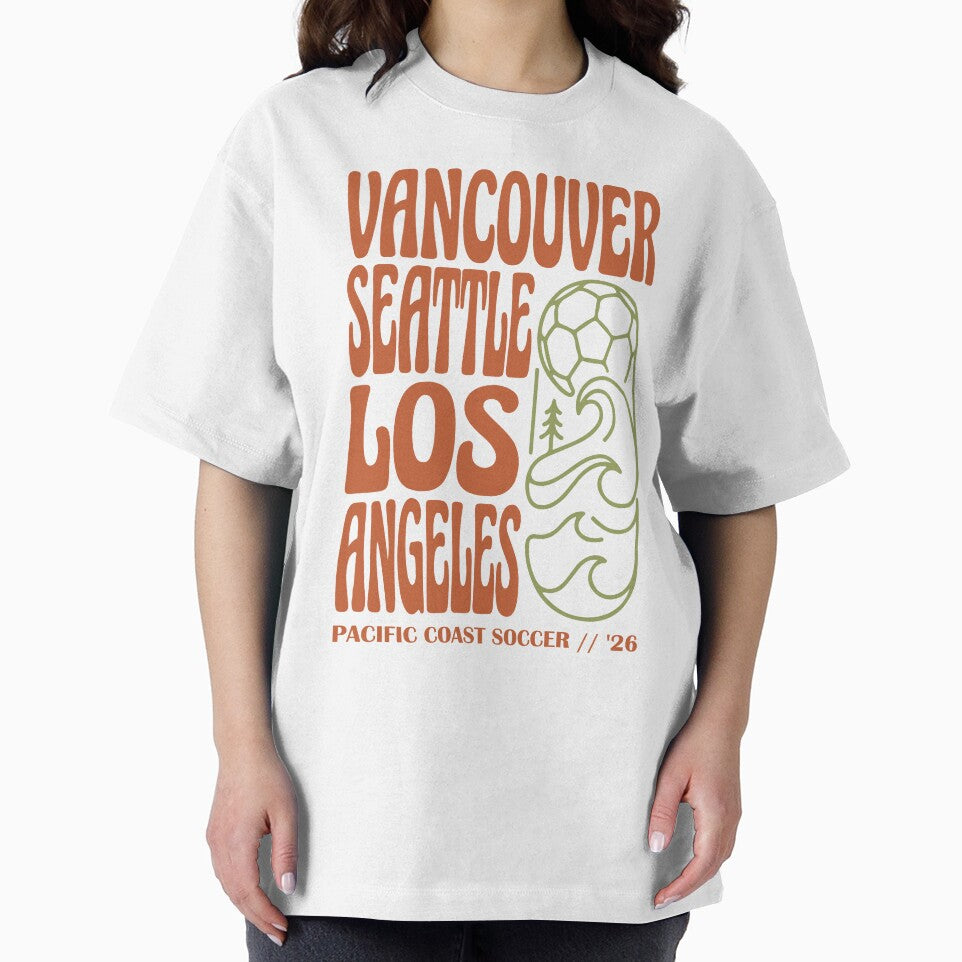 Retro Pacific Coast Soccer Vancouver Seattle LA '26 by BrownHorse90s