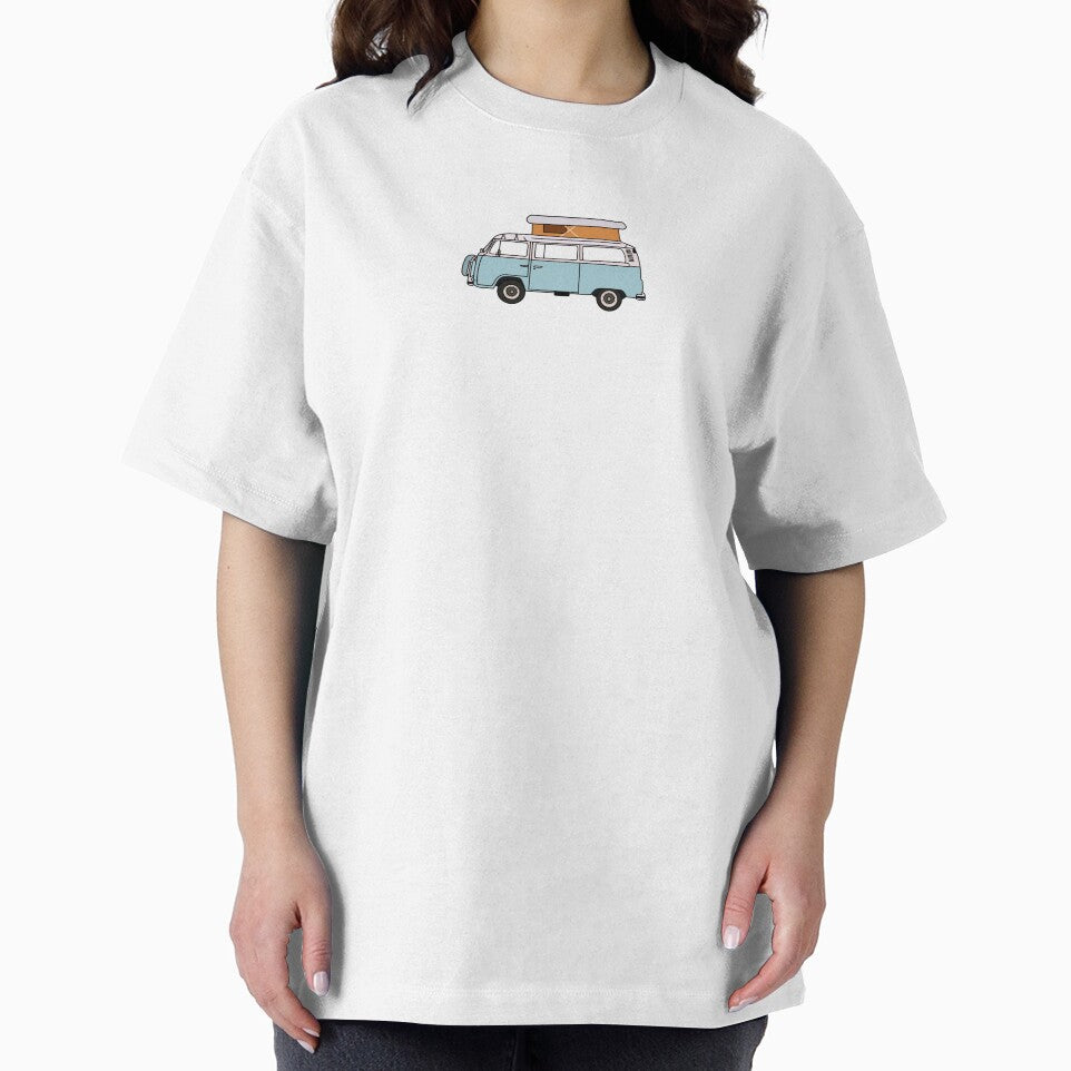 blue retro van by chloemadesigns