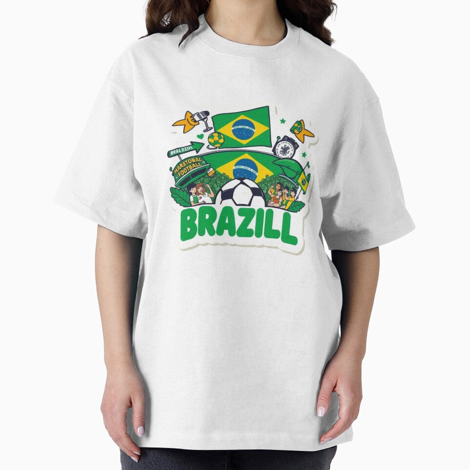 Born to Support Brazil | Brazil Soccer Fan Sticker by HC-Boutique