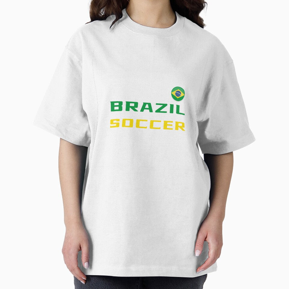 Brazil Soccer T-Shirt with Flag – Brazilian Fan Tee | Uncle Jichuan by Uncle-Jichuan