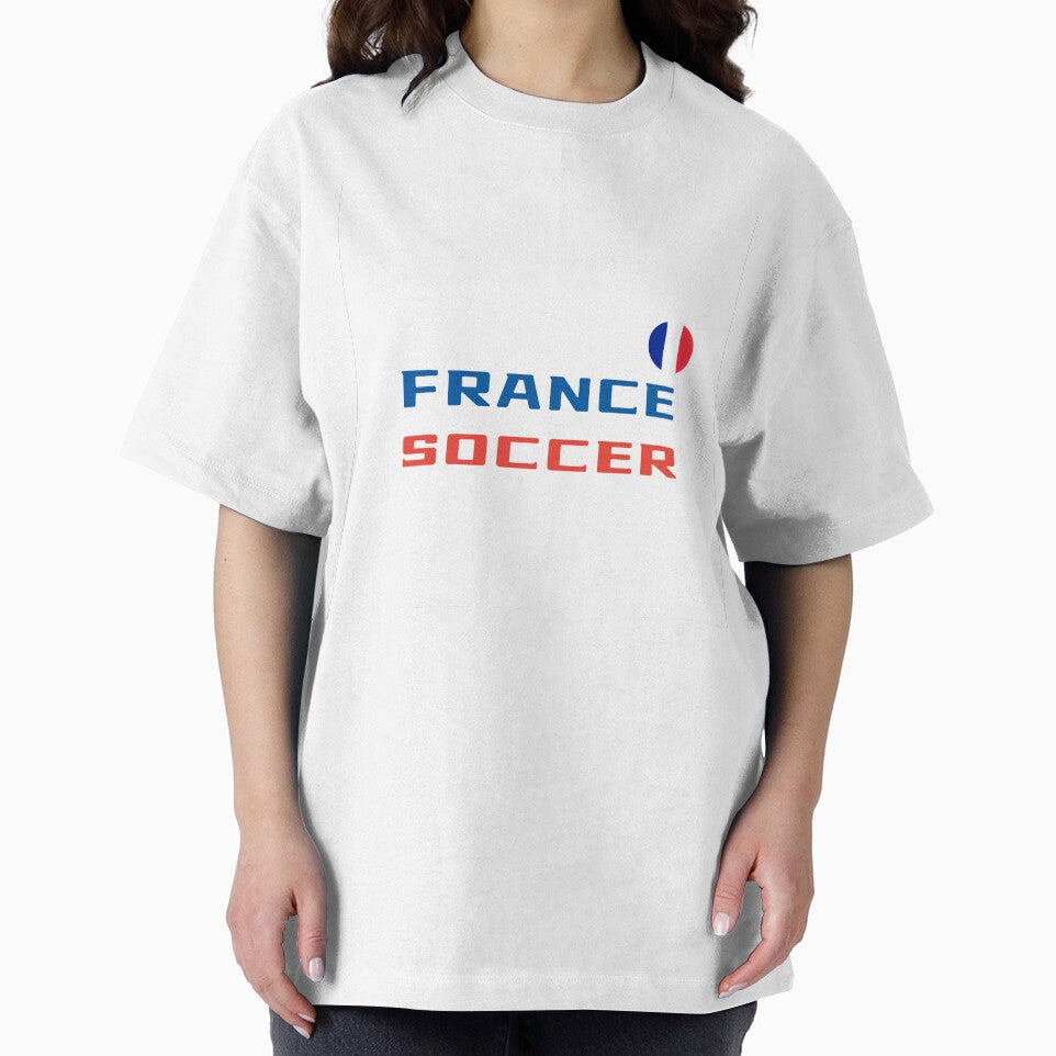 France Soccer T-Shirt with Flag – French Fan Tee | Uncle Jichuan by Uncle-Jichuan