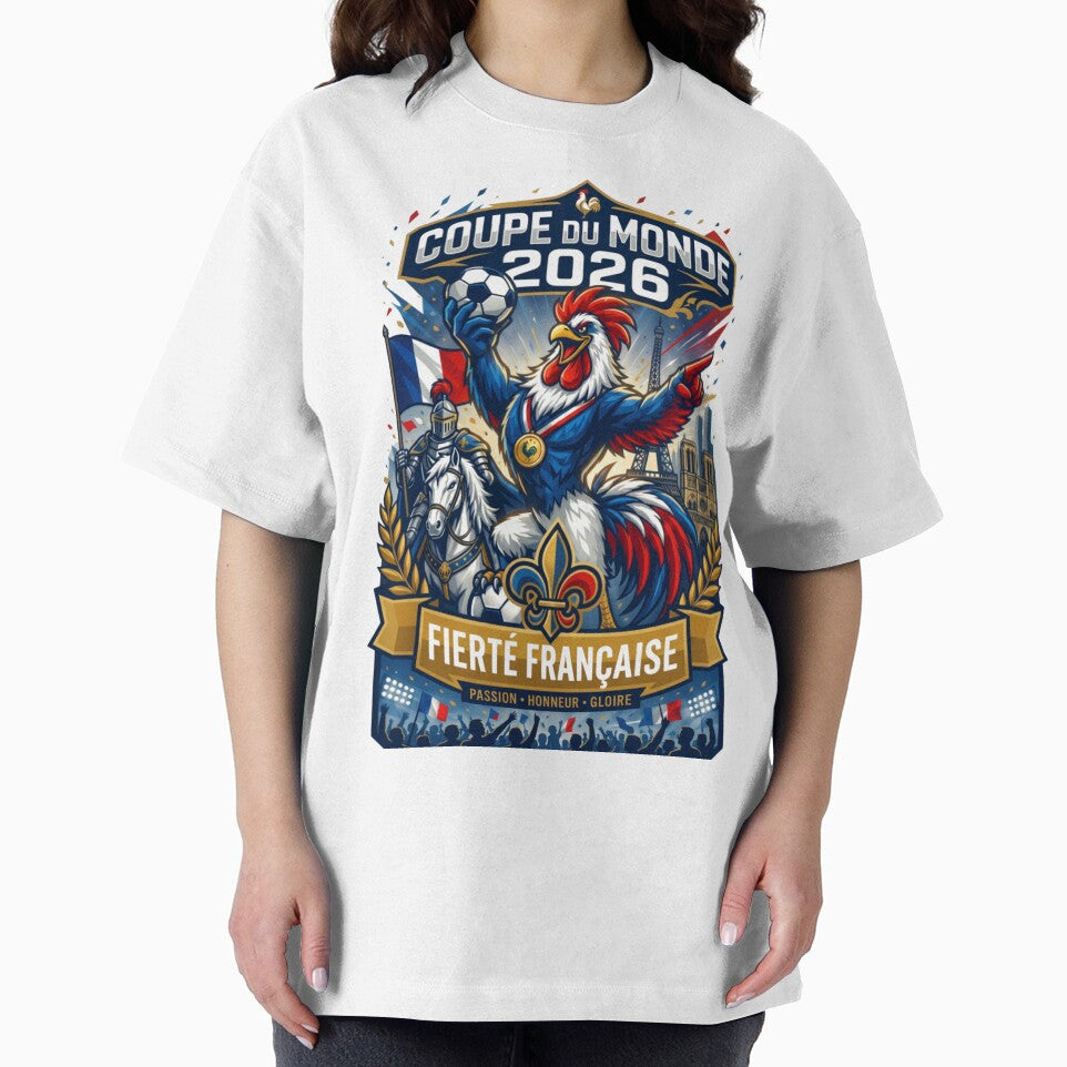 French Rooster Football Fan Poster by Retro Arabica