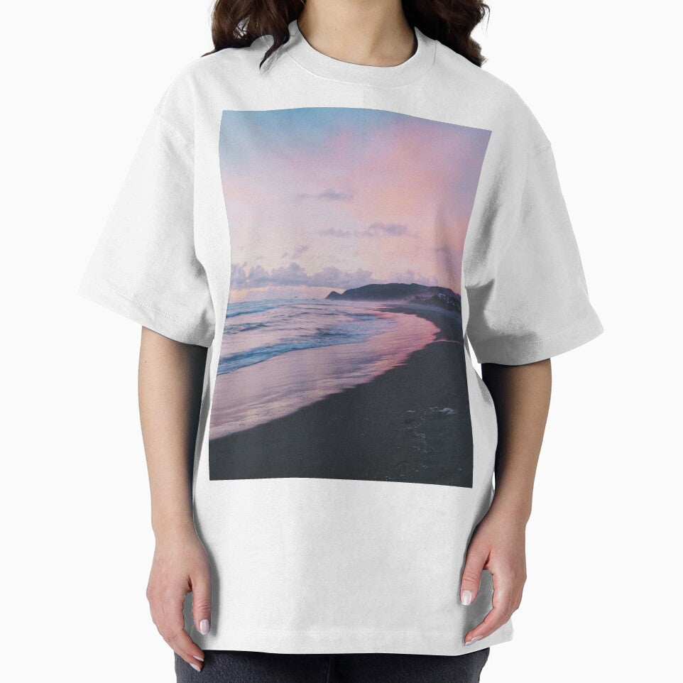 Pink Cotton Candy Sunset Beach by newburyboutique