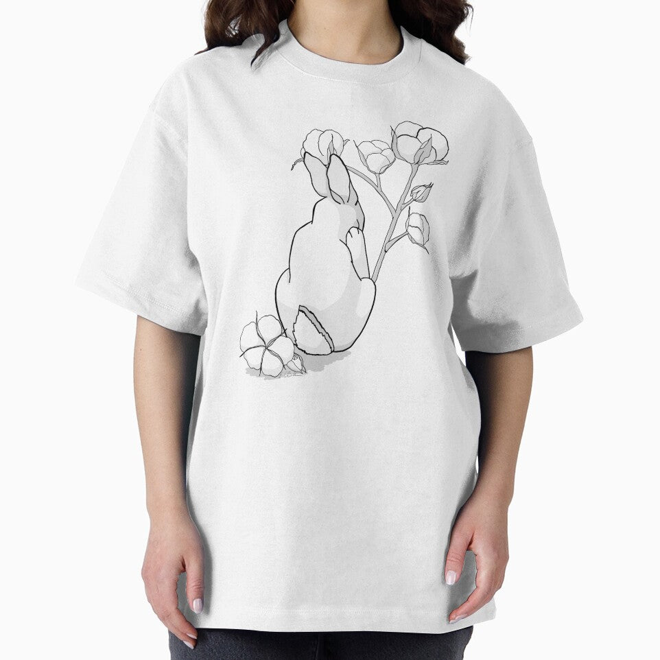 Cottontail Black and White by etchBstudios