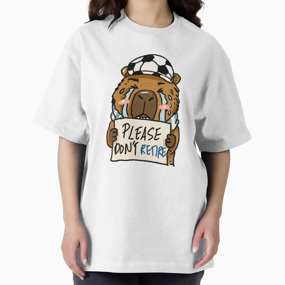 Awkward Animal Hat Club – Please Don’t Retire Crying Capybara | Argentina World Cup 2026 Sticker by chupichapa