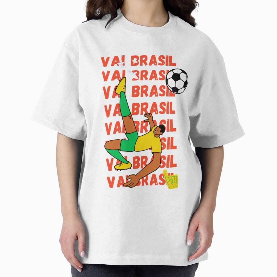 Brazil Football Vai Brasil Soccer Fan by Oniyasha