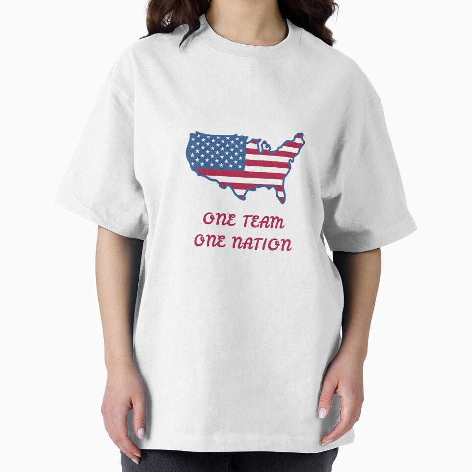 One Team One Nation | USA Soccer Fan Design by Atheraa