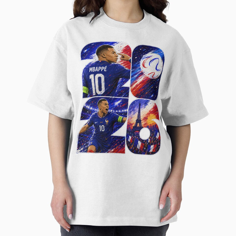 Mbappé France 2026 Football Legend Art Poster by ravuh