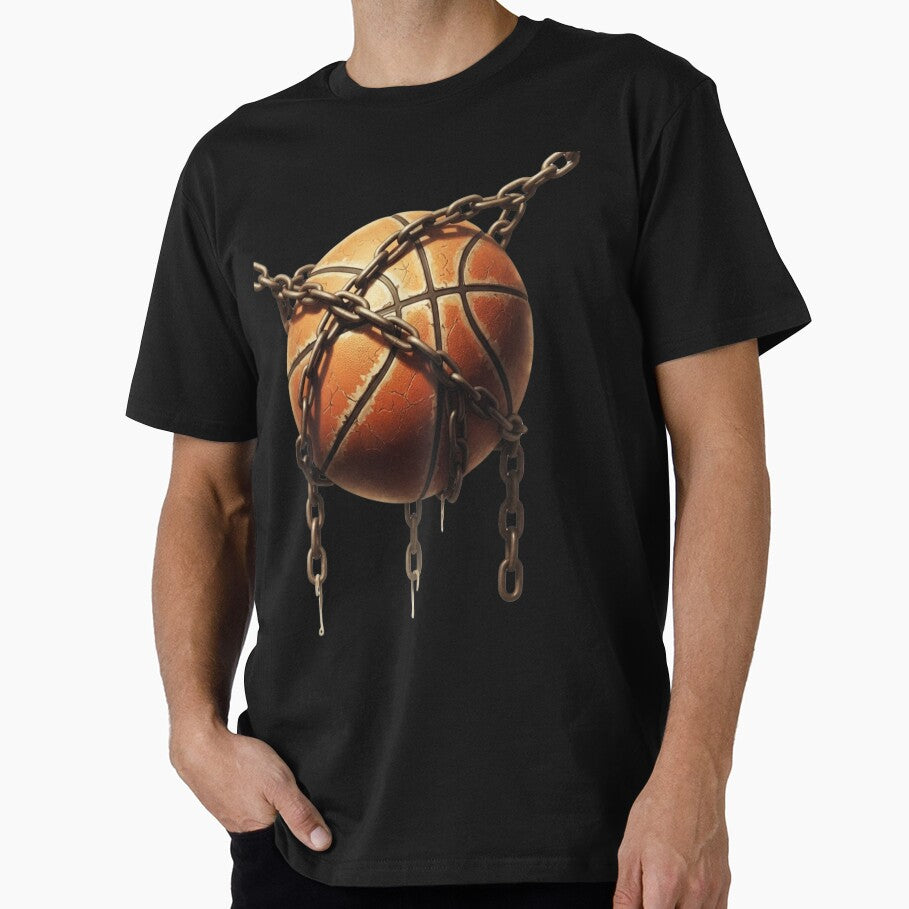 Basketball Chained Art – Dark Street Basketball Design by Dzblack