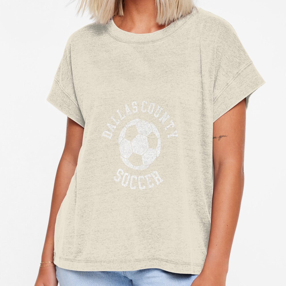 Dallas County Soccer Retro Distressed 90's Vintage Premium by MollyLYork