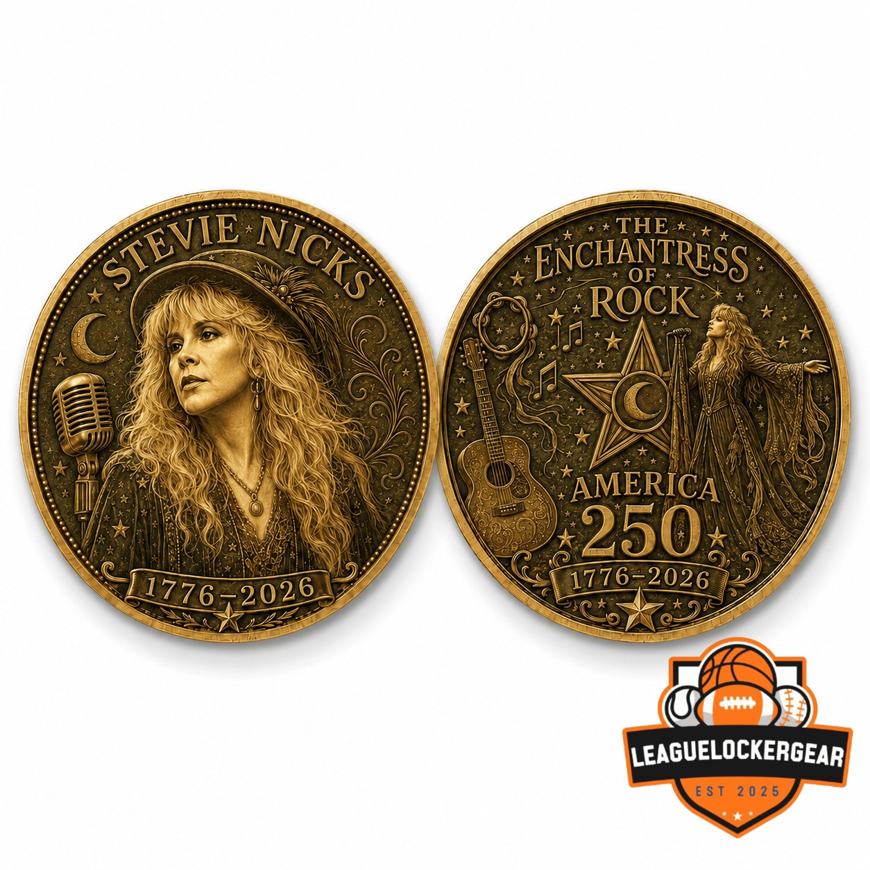 Stevie Nicks 250th Anniversary Commemorative Coin