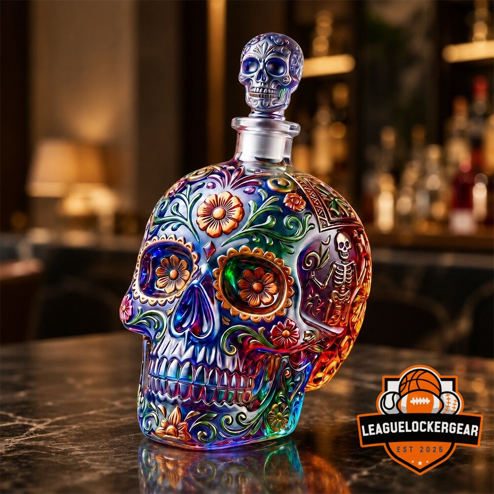 Day of the Dead Skull Whiskey Decanter 2026