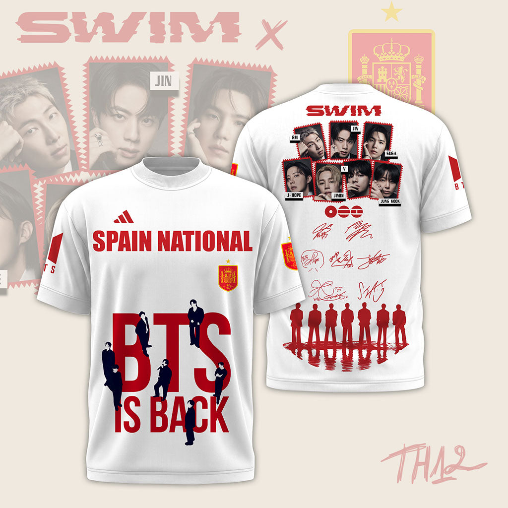 BTS Is Back x Spain World Cup 2026 T-Shirt