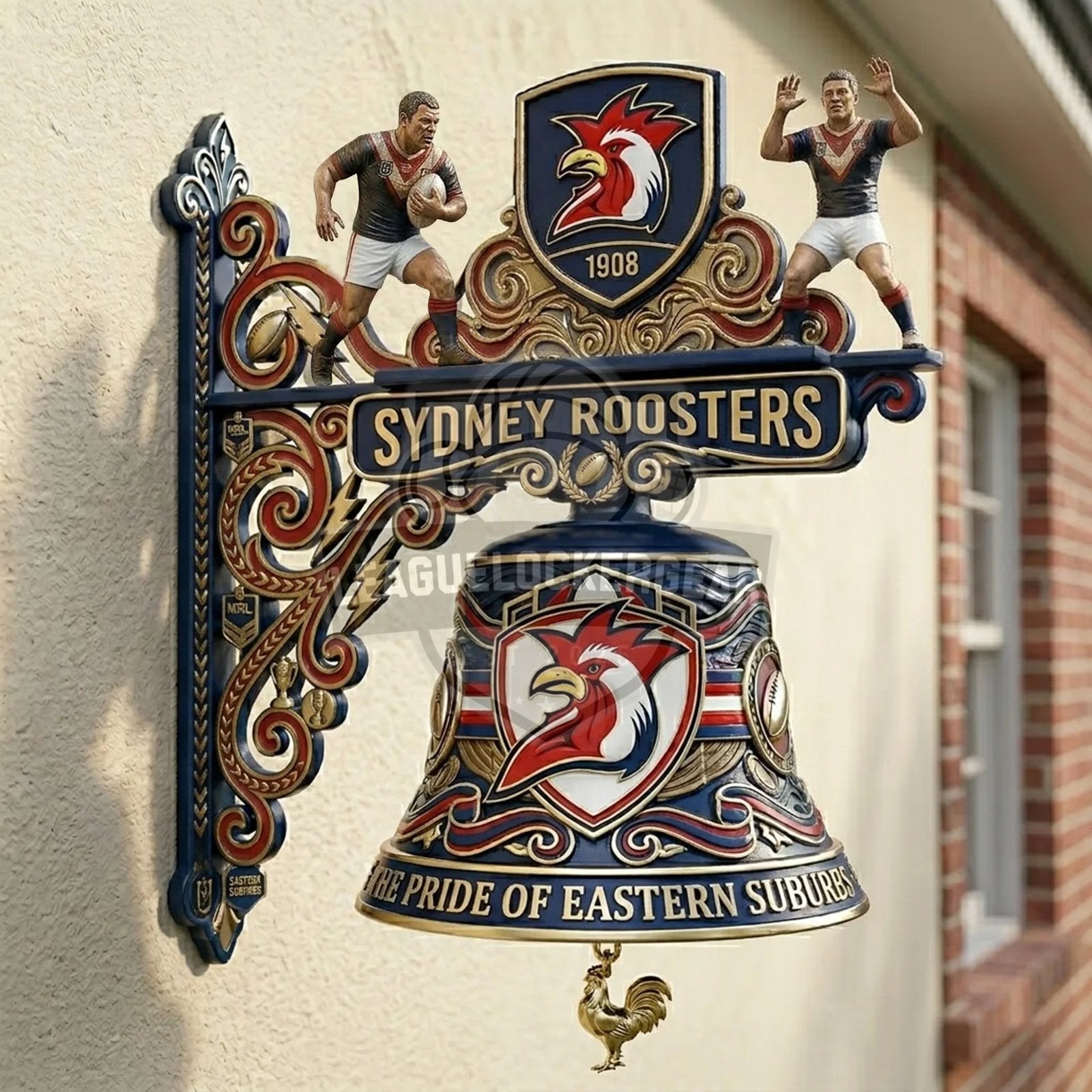 Sydney Roosters The Pride of Eastern Suburbs Wall Bell