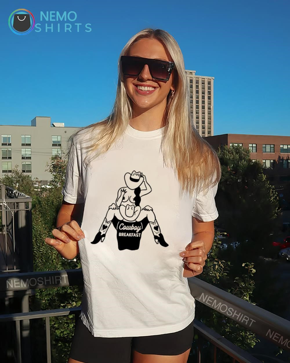Cowboy Cowgirl breakfast shirt