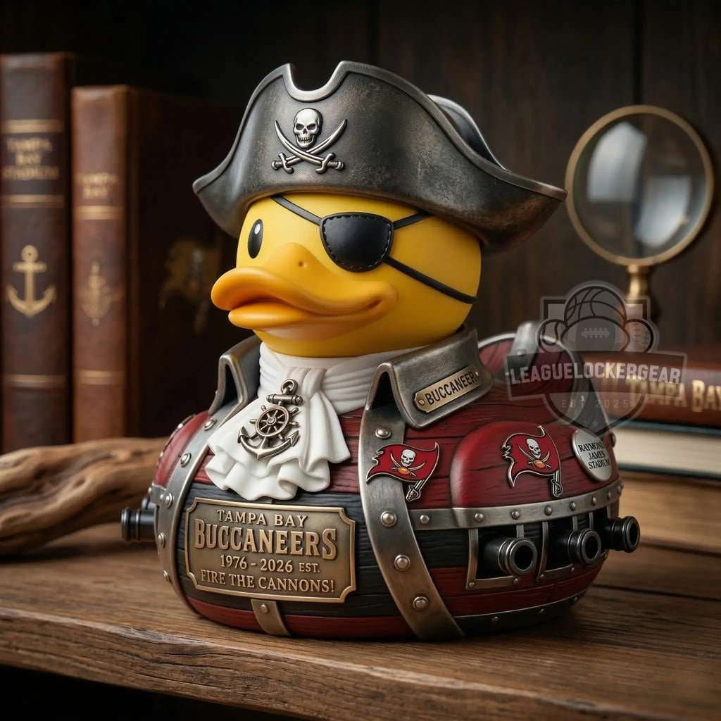 Tampa Bay Buccaneers 50th Anniversary Pirate Rubber Duck