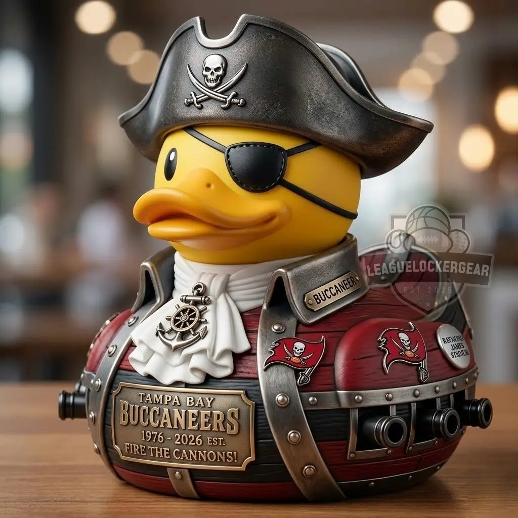Tampa Bay Buccaneers 50th Anniversary Pirate Rubber Duck