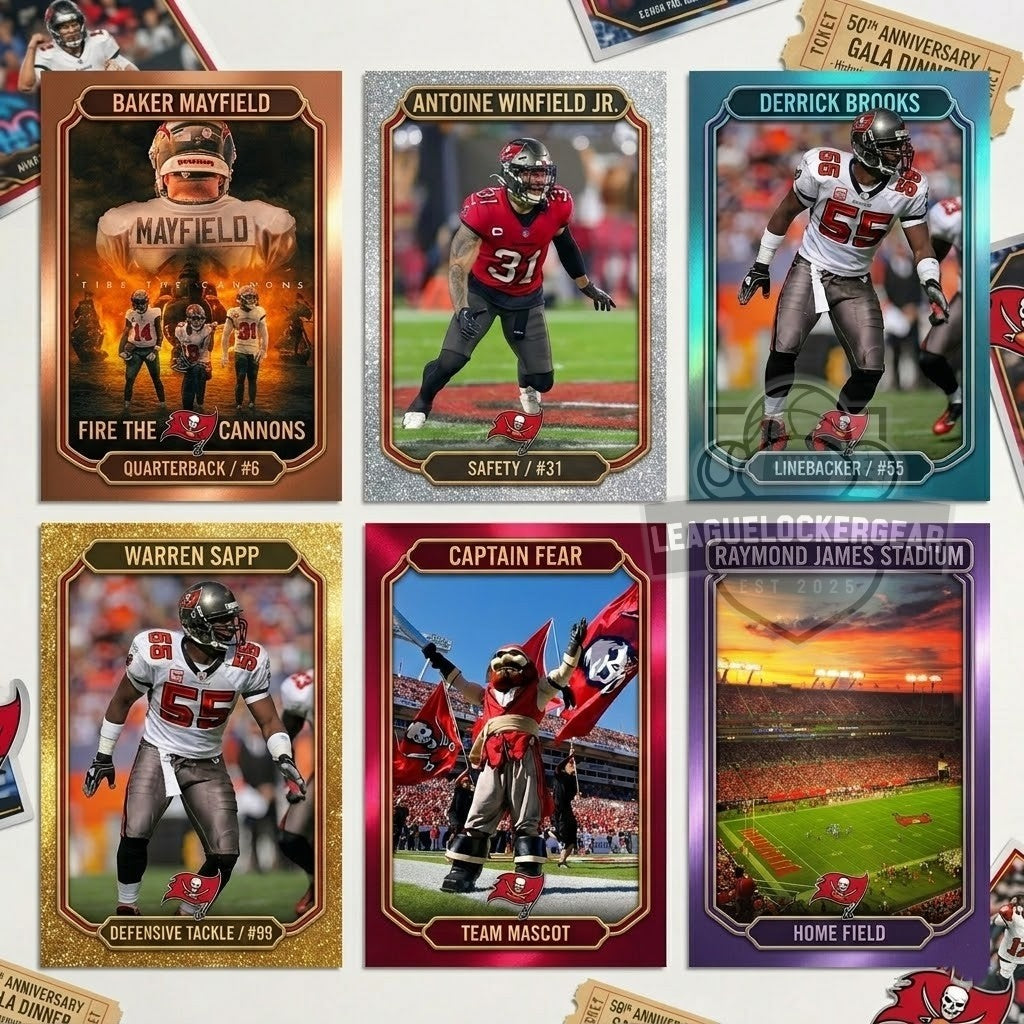 Tampa Bay Buccaneers 50th Anniversary Ultra Premium Trading Cards