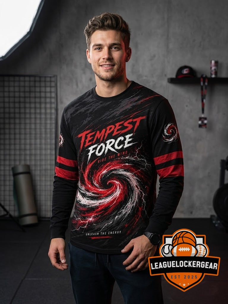Tempest Force Ride The Wind Unleash The Energy Long Sleeve Shirt