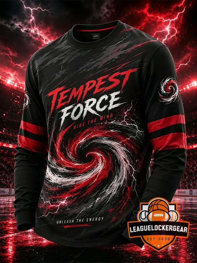 Tempest Force Ride The Wind Unleash The Energy Long Sleeve Shirt