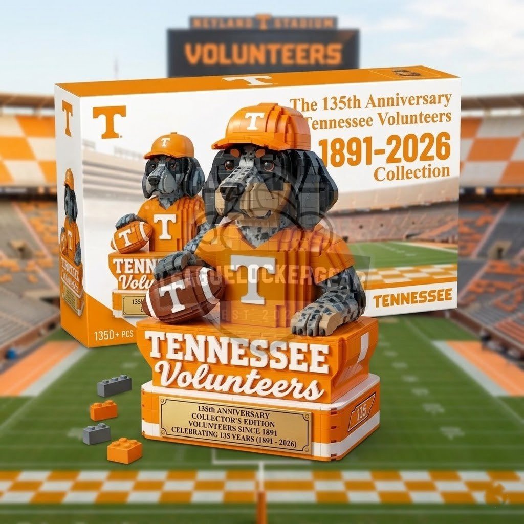 Tennessee Volunteers 135th Anniversary Smokey Mascot Building Blocks Set