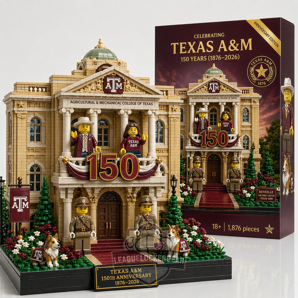 Texas A&M University 150th Anniversary Building Block Set