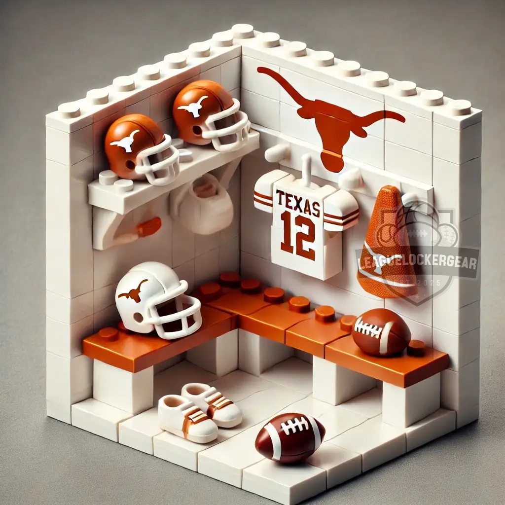Texas Longhorns Lego Locker Room Diorama