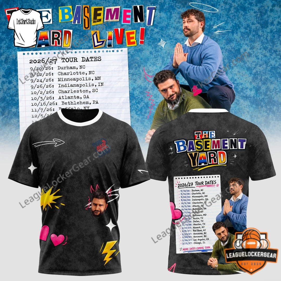 The Basement Yard Hard Live 2026/27 Tour T-Shirt