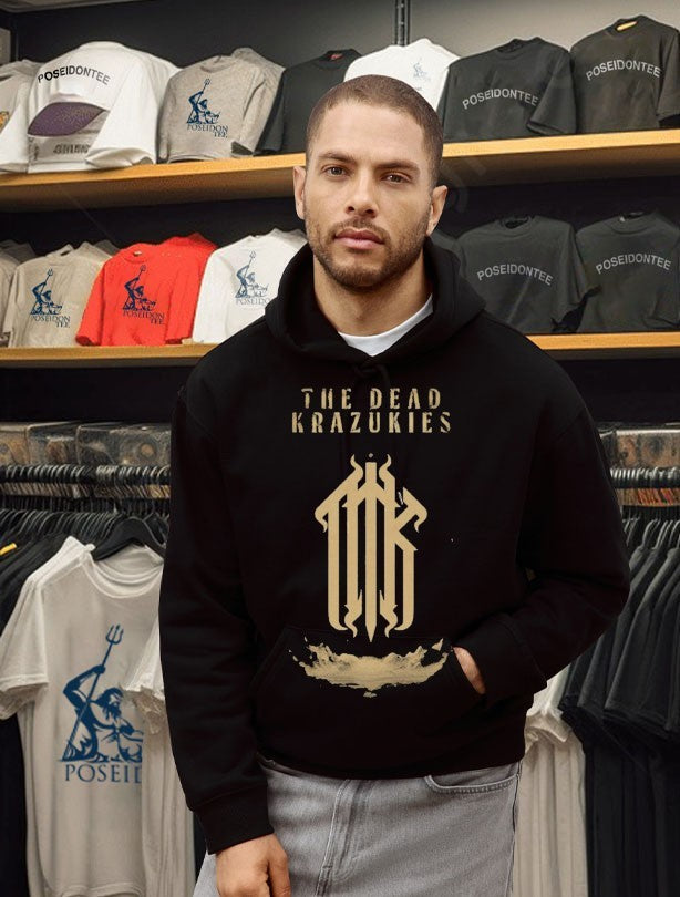 The Dead Krazukies Cipher Gold Monogram T-shirt