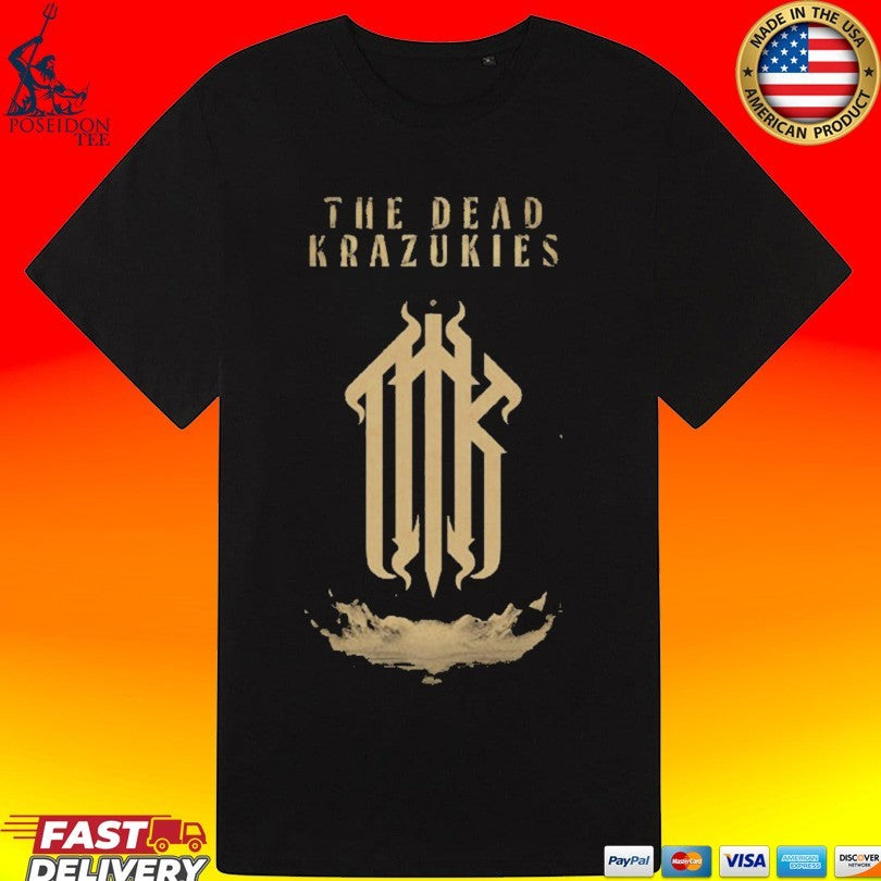 The Dead Krazukies Cipher Gold Monogram T-shirt