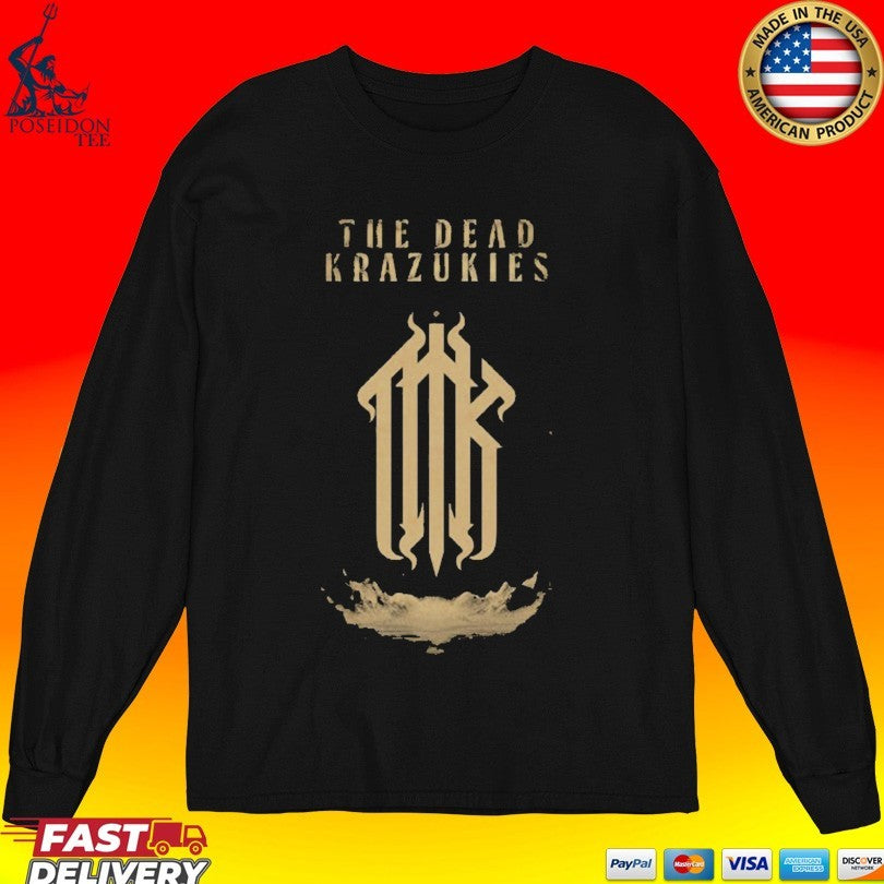 The Dead Krazukies Cipher Gold Monogram T-shirt
