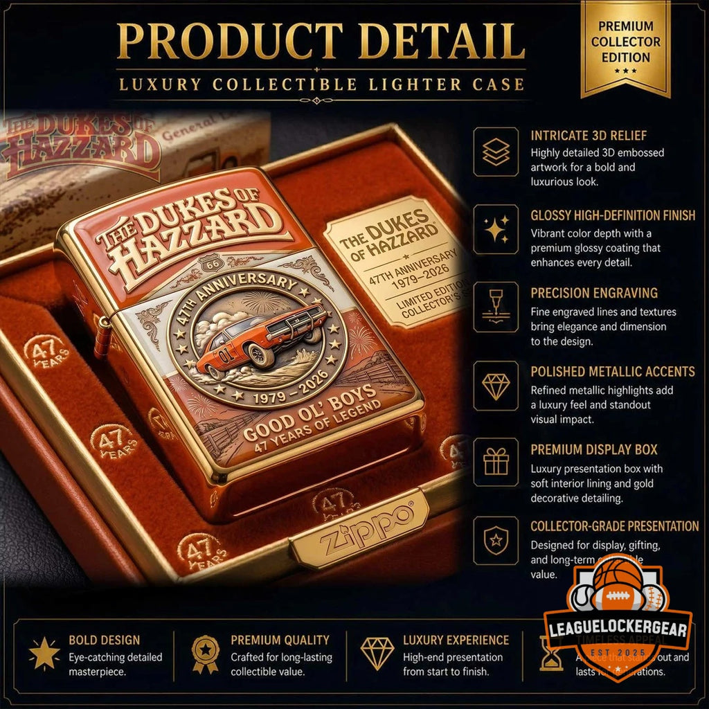 The Dukes of Hazzard 47th Anniversary 1979-2026 Zippo Lighter