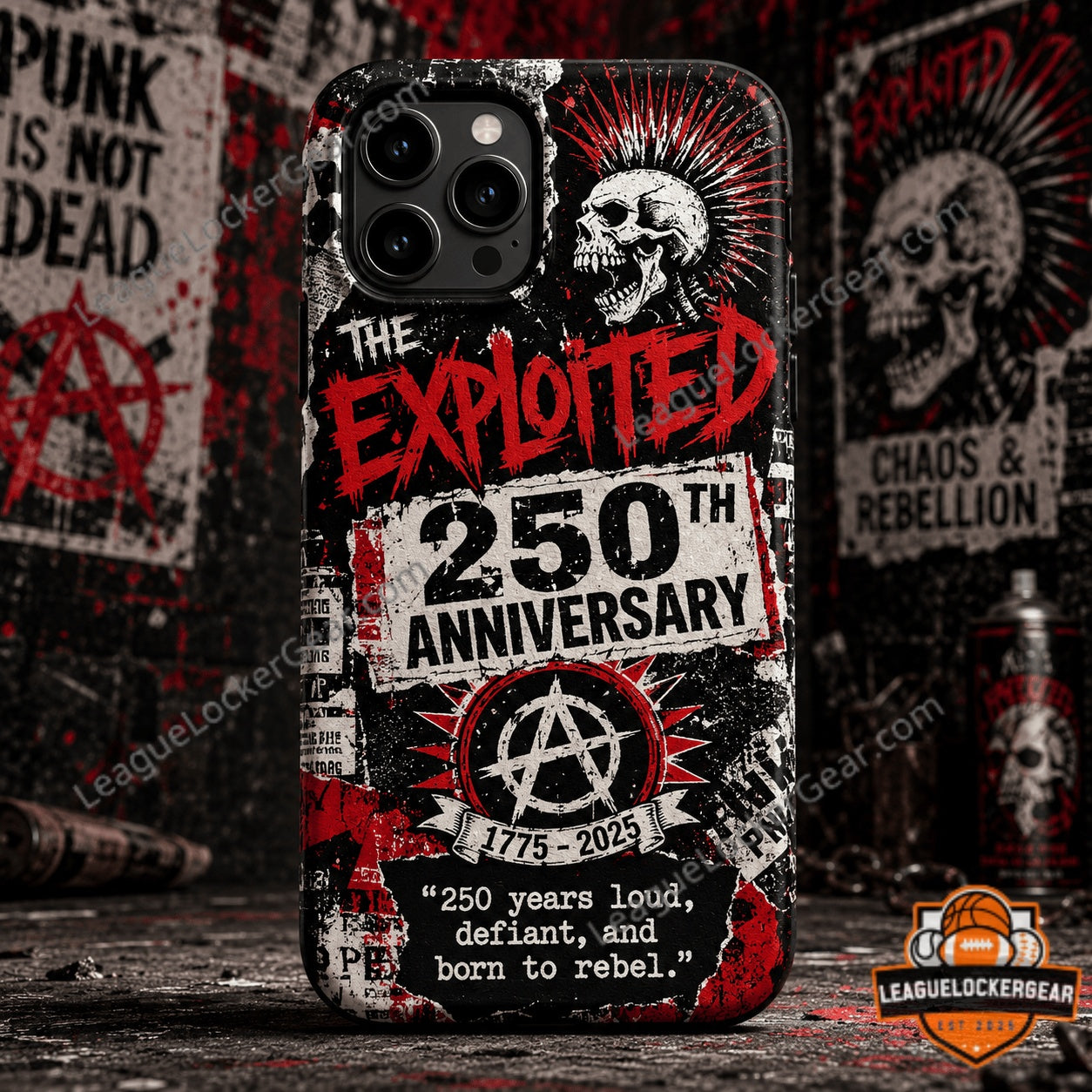 The Exploited 250th Anniversary Phone Case