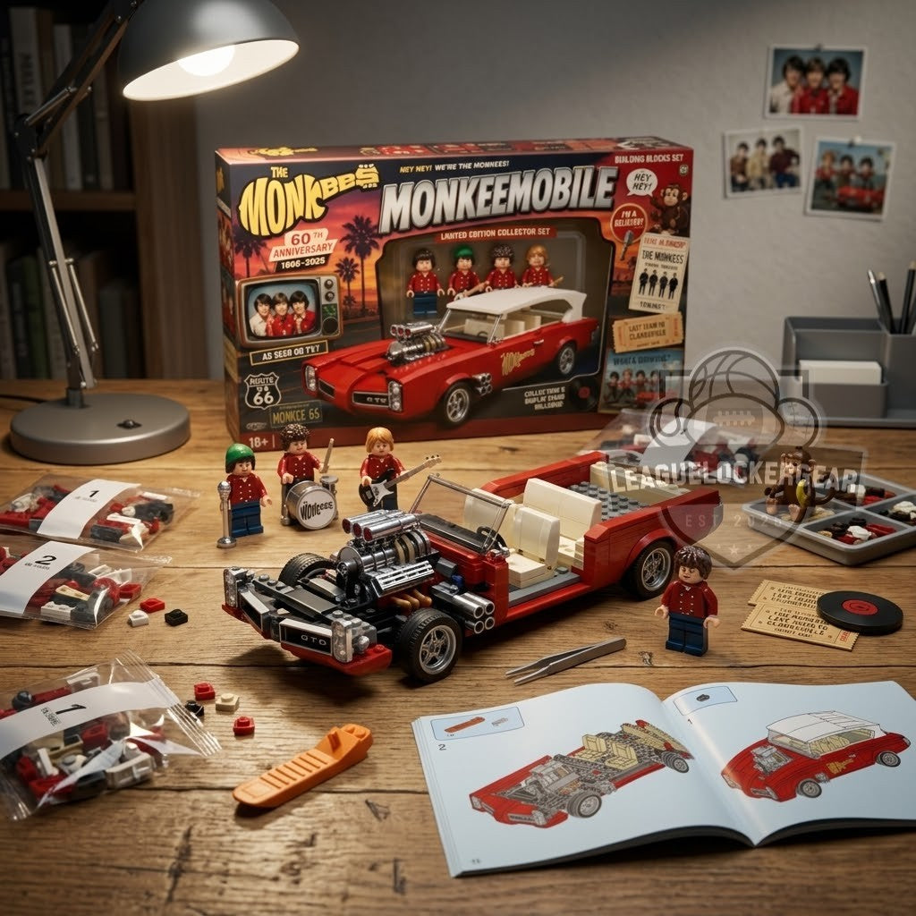 The Monkees Monkeemobile 60th Anniversary Building Blocks Set