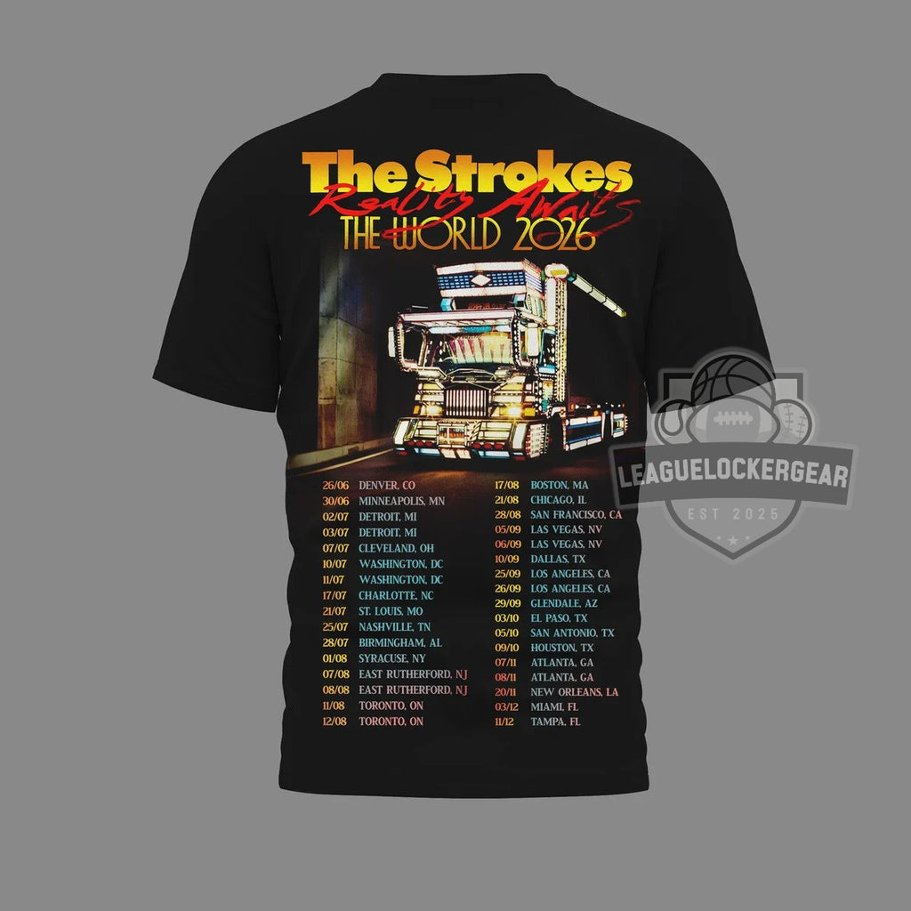 The Strokes Reptilia Awaits The World 2026 T-Shirt