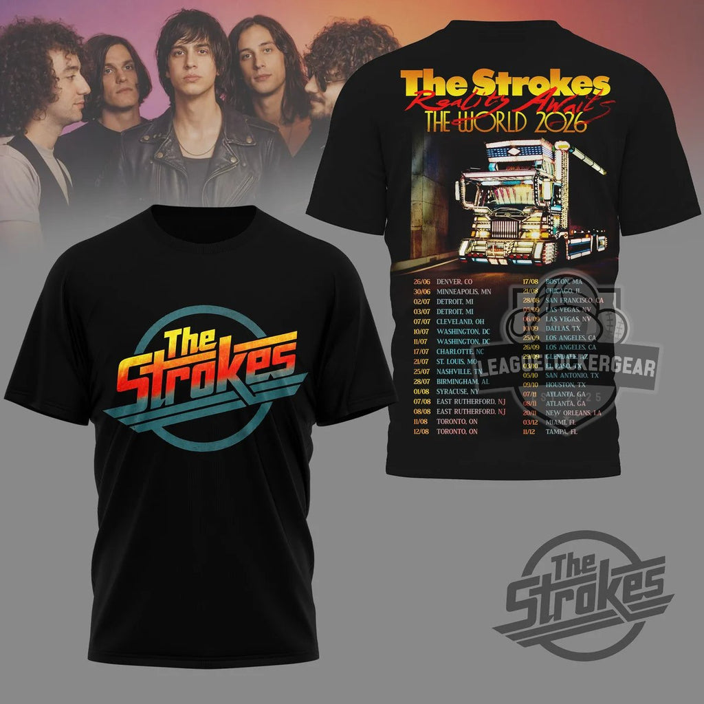 The Strokes Reptilia Awaits The World 2026 T-Shirt