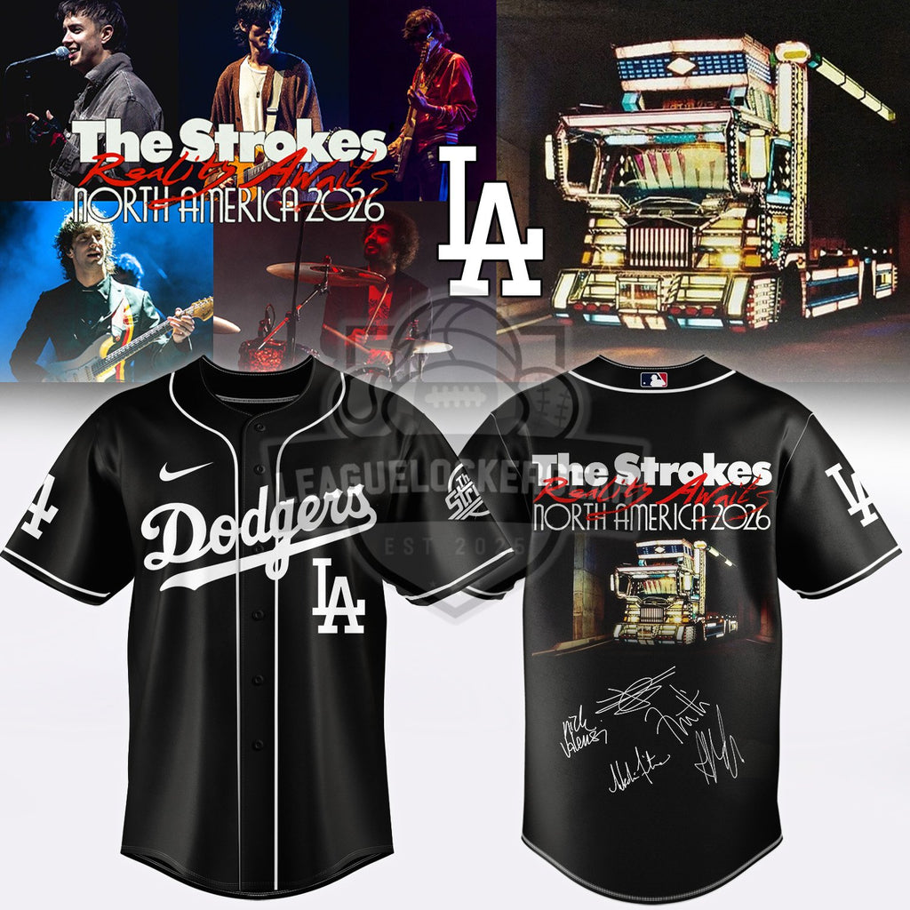 All Team MLB x The Strokes Road Awaits North America 2026 Baseball Jersey