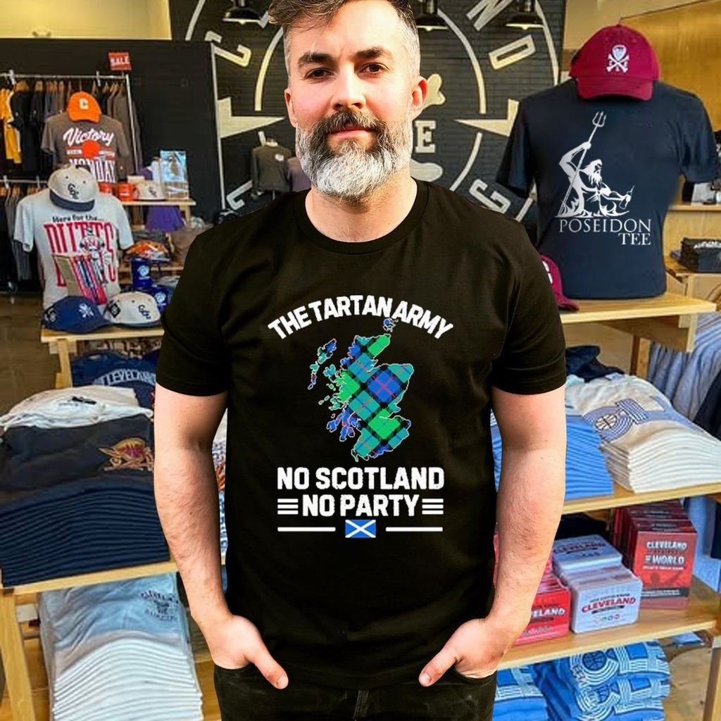 The Tartan Army No Scotland No Party T-shirt