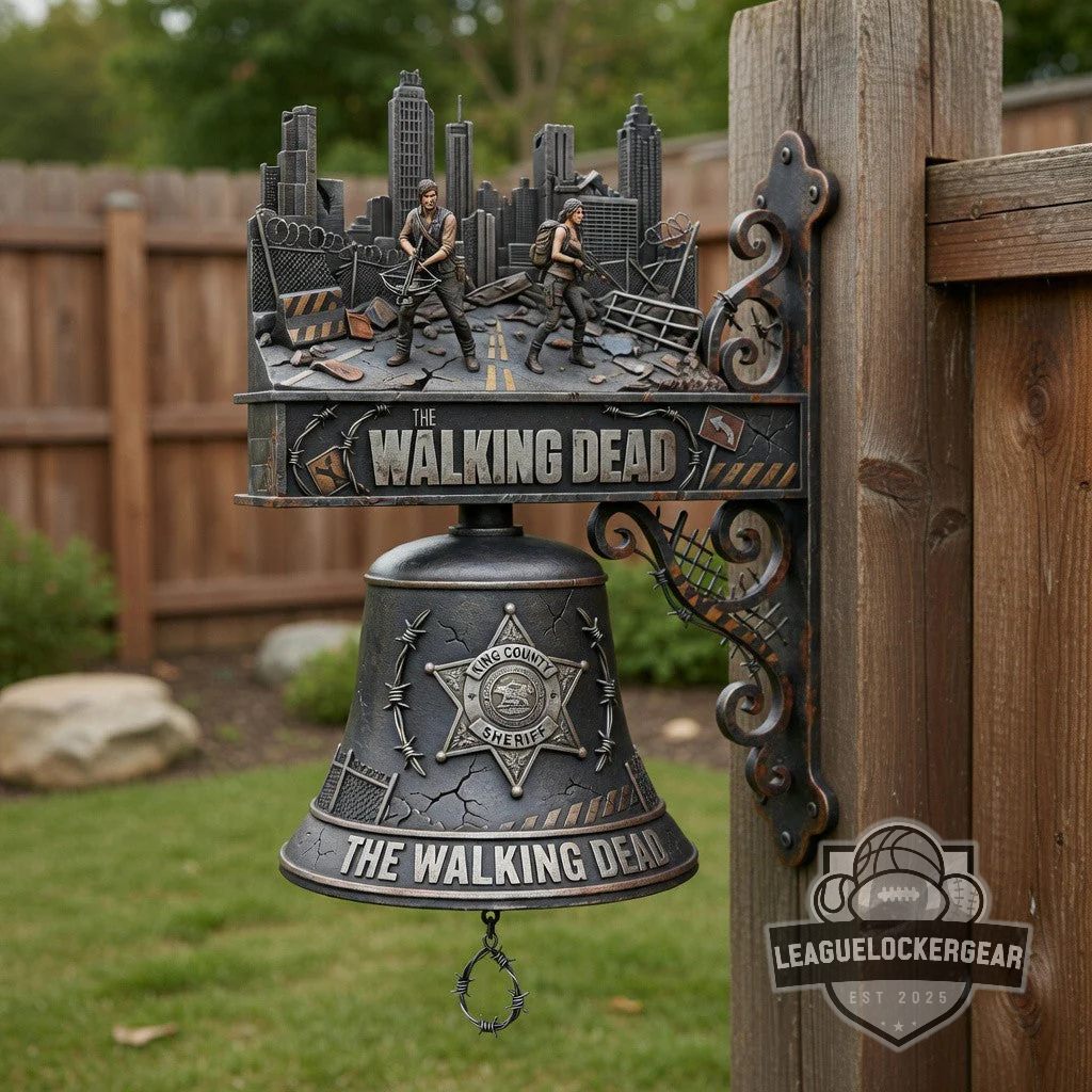 The Walking Dead King County Sheriff Badge Wall Bell